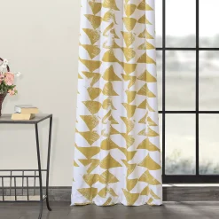 EFF Triad Grommet Printed Cotton Twill Window Curtain -Greenland Home Fashions Shop 3999197 ALT2