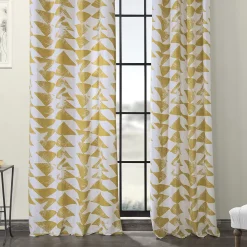 EFF Triad Grommet Printed Cotton Twill Window Curtain -Greenland Home Fashions Shop 3999197 ALT3