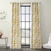 EFF Triad Grommet Printed Cotton Twill Window Curtain -Greenland Home Fashions Shop 3999197 Triad Gold