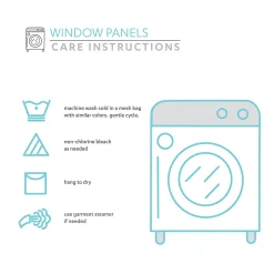 Lush Décor Lush Decor 2-pack Cape Cod Stripe Yarn Dyed Cotton Window Curtains 13 Lush Décor Lush Decor 2-pack Cape Cod Stripe Yarn Dyed Cotton Window Curtains -Greenland Home Fashions Shop 3999883 ALT5