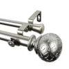 Rod Desyne 1" Odelia Double Curtain Rod -Greenland Home Fashions Shop 4011586 Satin Nickel