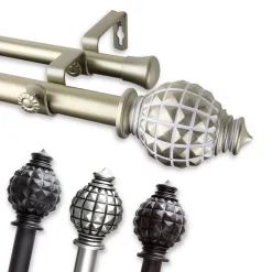 Rod Desyne 1" Opal Double Curtain Rod -Greenland Home Fashions Shop 4011719 ALT