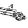 Rod Desyne 1" Opal Double Curtain Rod -Greenland Home Fashions Shop 4011719 Satin Nickel