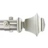 Rod Desyne 1.5" Bach Curtain Rod -Greenland Home Fashions Shop 4011828 Satin Nickel