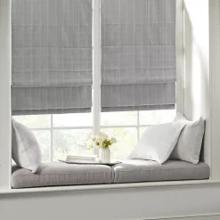 Madison Park Colm Detachable Basketweave Room Darkening Cordless Roman Shade -Greenland Home Fashions Shop 4249100 ALT2