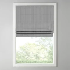 Madison Park Colm Detachable Basketweave Room Darkening Cordless Roman Shade -Greenland Home Fashions Shop 4249100 ALT5