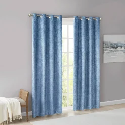 SunSmart Oxford Diamond Jacquard 100% Blackout Window Curtain -Greenland Home Fashions Shop 4250480 ALT2