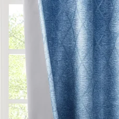 SunSmart Oxford Diamond Jacquard 100% Blackout Window Curtain -Greenland Home Fashions Shop 4250480 ALT4