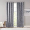 SunSmart Oxford Diamond Jacquard 100% Blackout Window Curtain -Greenland Home Fashions Shop 4250480 Charcoal