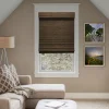 Radiance Cordless Privacy Weave Roman Shade -Greenland Home Fashions Shop 4256703 Espresso