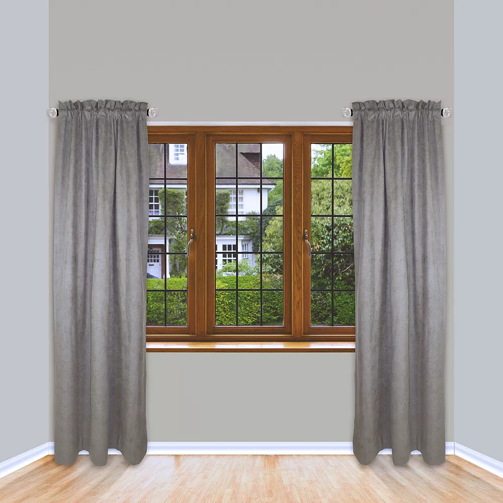 Versailles Home Fashions 1" Lexington Bubble Ball Rod Duet Set 4 Versailles Home Fashions 1" Lexington Bubble Ball Rod Duet Set - Image 2