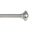 Versailles Home Fashions 1" Lexington Royale Rod Set -Greenland Home Fashions Shop 4319523 Brushed Nickel