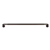 Versailles Home Fashions 7/8" Privacy Wraparound Rod Set -Greenland Home Fashions Shop 4319559 Espresso