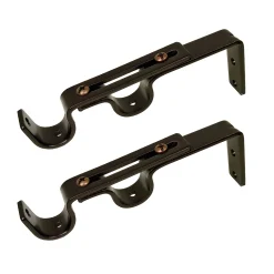 Versailles Home Fashions 2-pack Double Wall Brackets
