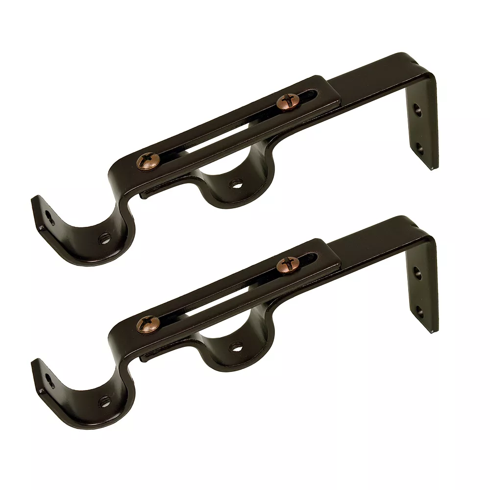 Versailles Home Fashions 2-pack Double Wall Brackets 3 Versailles Home Fashions 2-pack Double Wall Brackets