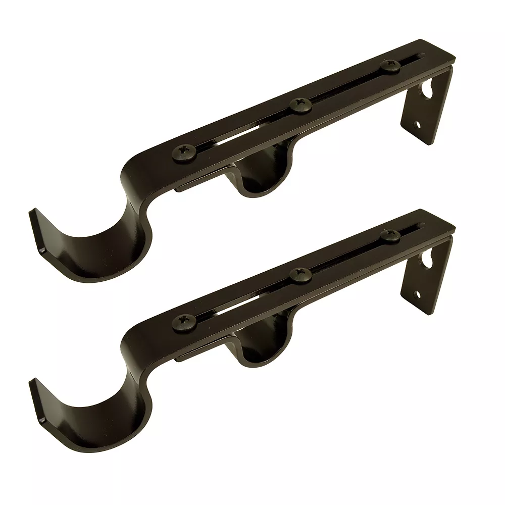Versailles Home Fashions 2-pack Double Wall Brackets 3 Versailles Home Fashions 2-pack Double Wall Brackets