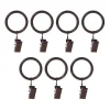 Versailles Home Fashions 7-pack Silent Glide Nylon Lined Clip Rings -Greenland Home Fashions Shop 4319584 Antique Bronze