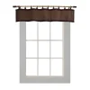 Versailles Home Fashions Bamboo Wood Ring Top Valance -Greenland Home Fashions Shop 4319590 Espresso