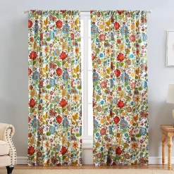 Greenland Home Fashions 2-pack Astoria Spice Window Curtains