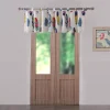 Greenland Home Fashions Dream Catcher Teal Window Valance -Greenland Home Fashions Shop 4340749