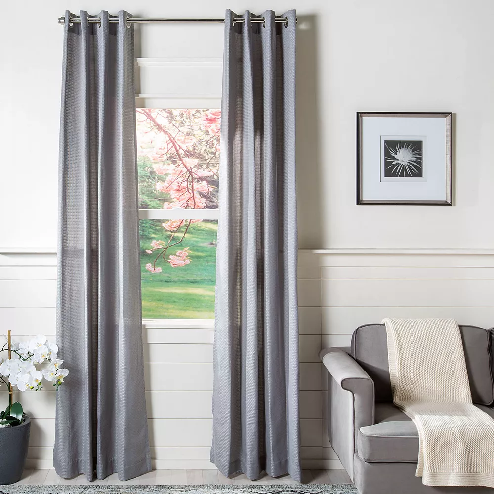 Safavieh Drela 1-Panel Window Curtain 3 Safavieh Drela 1-Panel Window Curtain