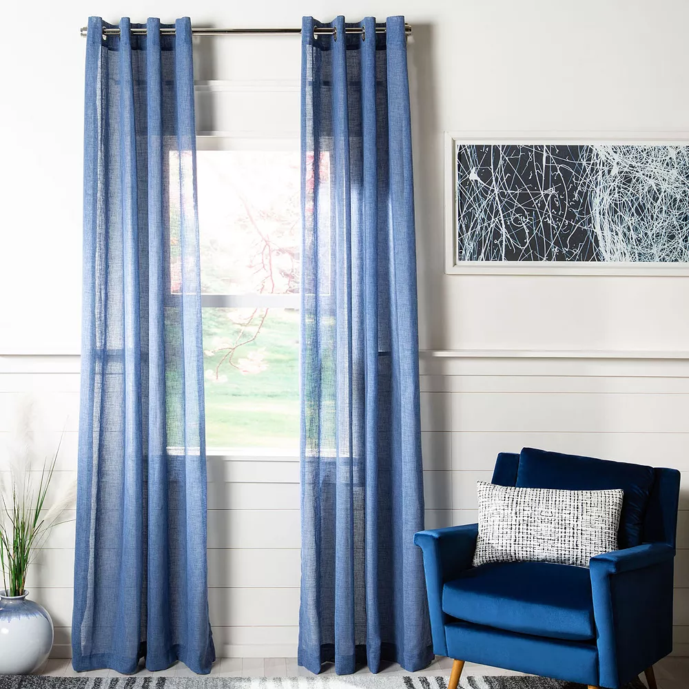 Safavieh Shani 1-Panel Window Curtain 3 Safavieh Shani 1-Panel Window Curtain