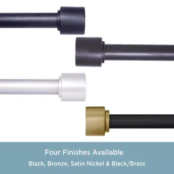 Kenney Astrid 1" Premium Window Curtain Rod -Greenland Home Fashions Shop 4395024 ALT4