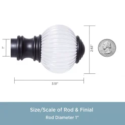 Kenney Callie 1" Premium Window Curtain Rod -Greenland Home Fashions Shop 4395090 ALT2