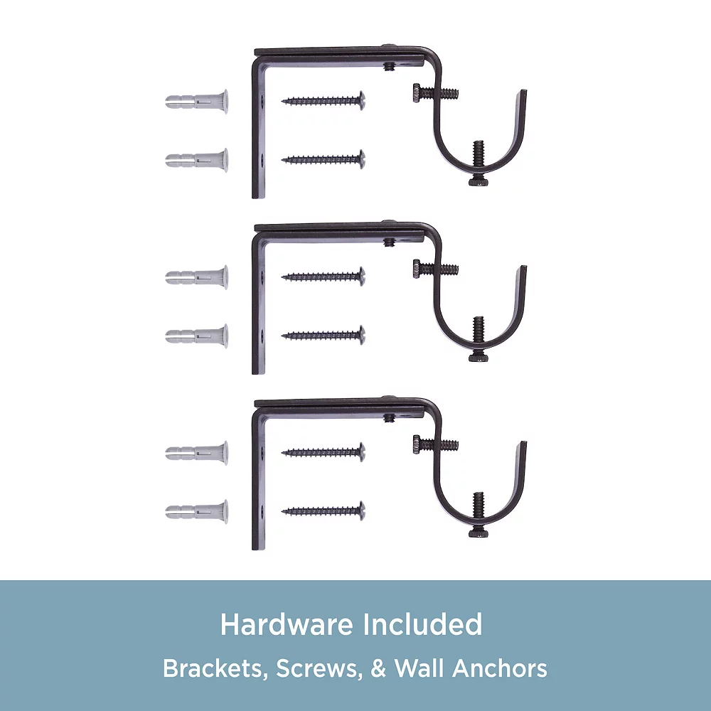 Kenney Mashapee 1" Premium Window Curtain Rod 6 Kenney Mashapee 1" Premium Window Curtain Rod - Image 4