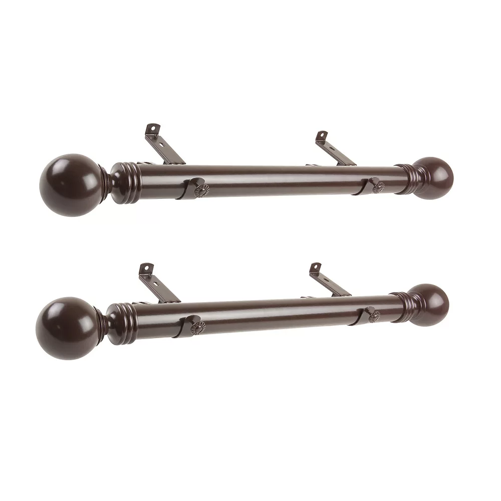 Rod Desyne 1.5" Sphere Side Curtain Rod 3 Rod Desyne 1.5" Sphere Side Curtain Rod