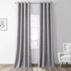 EFF Thermal Room Darkening Heathered Italian Woolen Weave Window Curtain -Greenland Home Fashions Shop 4401373 Steely Gray