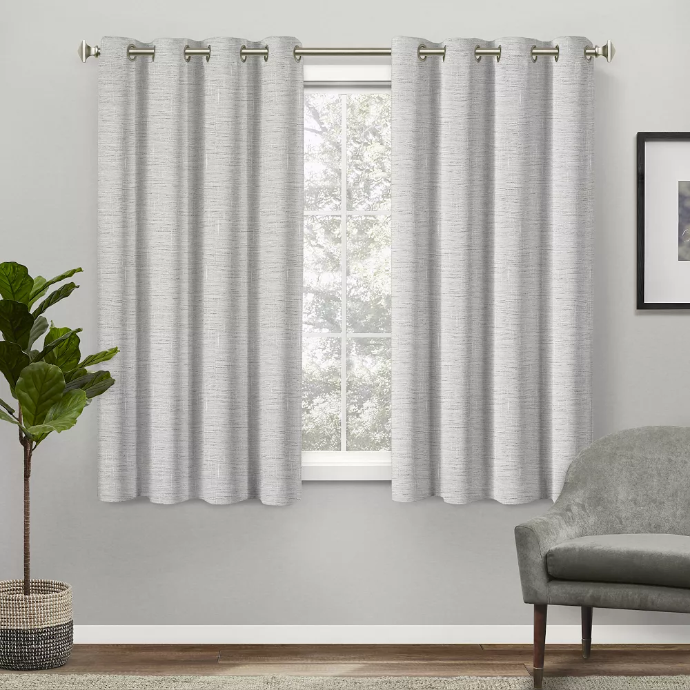 Exclusive Home 2-pack Burke 100% Blackout Grommet Top Window Curtains 5 Exclusive Home 2-pack Burke 100% Blackout Grommet Top Window Curtains - Image 3