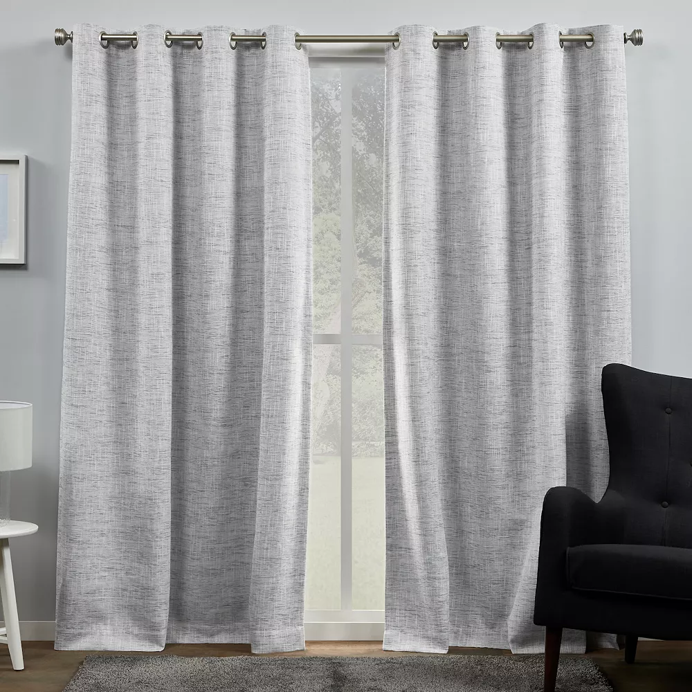 Exclusive Home 2-pack Burke 100% Blackout Grommet Top Window Curtains 3 Exclusive Home 2-pack Burke 100% Blackout Grommet Top Window Curtains