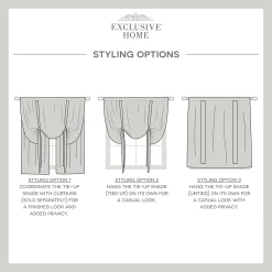 Exclusive Home Loha Light Filtering Rod Pocket Tie Up Shade 13 Exclusive Home Loha Light Filtering Rod Pocket Tie Up Shade -Greenland Home Fashions Shop 4405197 ALT99