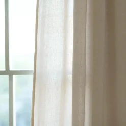 Lush Décor Lush Decor 2-pack Burlap Knotted Tab Top Window Curtain Set -Greenland Home Fashions Shop 4420991 ALT2