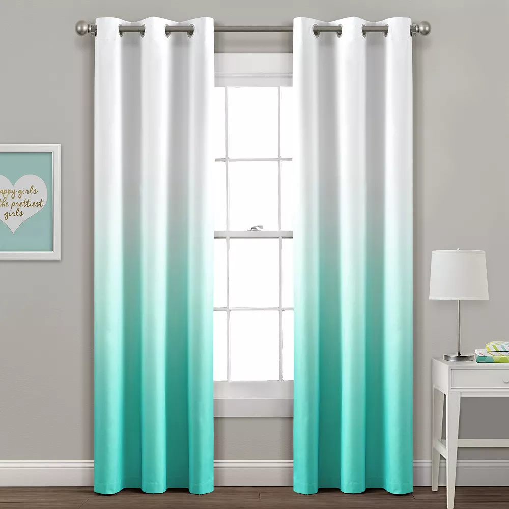 Lush Décor Lush Decor 2-pack Mia Ombre Insulated Grommet 100% Blackout Window Curtain Set 3 Lush Décor Lush Decor 2-pack Mia Ombre Insulated Grommet 100% Blackout Window Curtain Set
