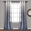 Lush Décor Lush Decor Ombre Stripe Grommet Sheer Window Curtain Set 2 Lush Décor Lush Decor Ombre Stripe Grommet Sheer Window Curtain Set -Greenland Home Fashions Shop 4421105 Navy