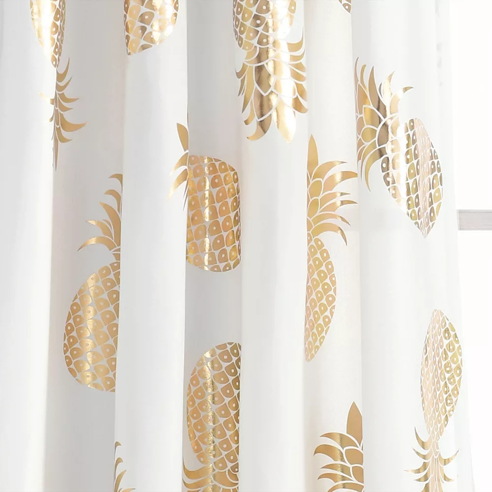 Lush Décor Lush Decor 2-pack Pineapple Toss Window Curtain Set 4 Lush Décor Lush Decor 2-pack Pineapple Toss Window Curtain Set - Image 2