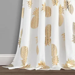 Lush Décor Lush Decor 2-pack Pineapple Toss Window Curtain Set 9 Lush Décor Lush Decor 2-pack Pineapple Toss Window Curtain Set -Greenland Home Fashions Shop 4421107 ALT3