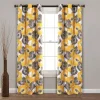 Lush Décor Lush Decor 2-pack Julie Floral Insulated Grommet 100% Blackout Window Curtains 1 Lush Décor Lush Decor 2-pack Julie Floral Insulated Grommet 100% Blackout Window Curtains -Greenland Home Fashions Shop 4423229 Yellow Gray