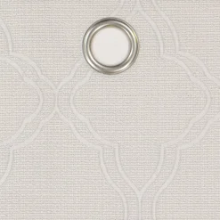 Eclipse 2-panel Absolute Zero Draft Stopper Brighton Trellis Window Curtain Set -Greenland Home Fashions Shop 4424222 ALT3