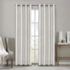 Eclipse 2-panel Absolute Zero Draft Stopper Brighton Trellis Window Curtain Set -Greenland Home Fashions Shop 4424222 Ivory