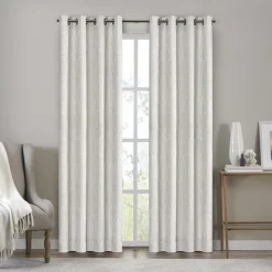 Eclipse 2-panel Absolute Zero Draft Stopper Brighton Trellis Window Curtain Set