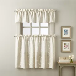 CHF Lynette Tier Window Curtain Set 11 CHF Lynette Tier Window Curtain Set -Greenland Home Fashions Shop 4435583 ALT4