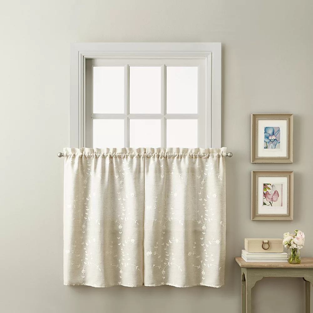 CHF Lynette Tier Window Curtain Set 3 CHF Lynette Tier Window Curtain Set