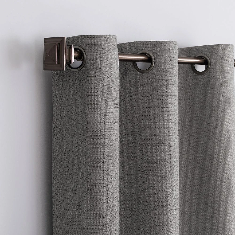 The Big One® 2-pack Kentfield Woven Texture Solid Room Darkening Window Curtain Set 4 The Big One® 2-pack Kentfield Woven Texture Solid Room Darkening Window Curtain Set - Image 2