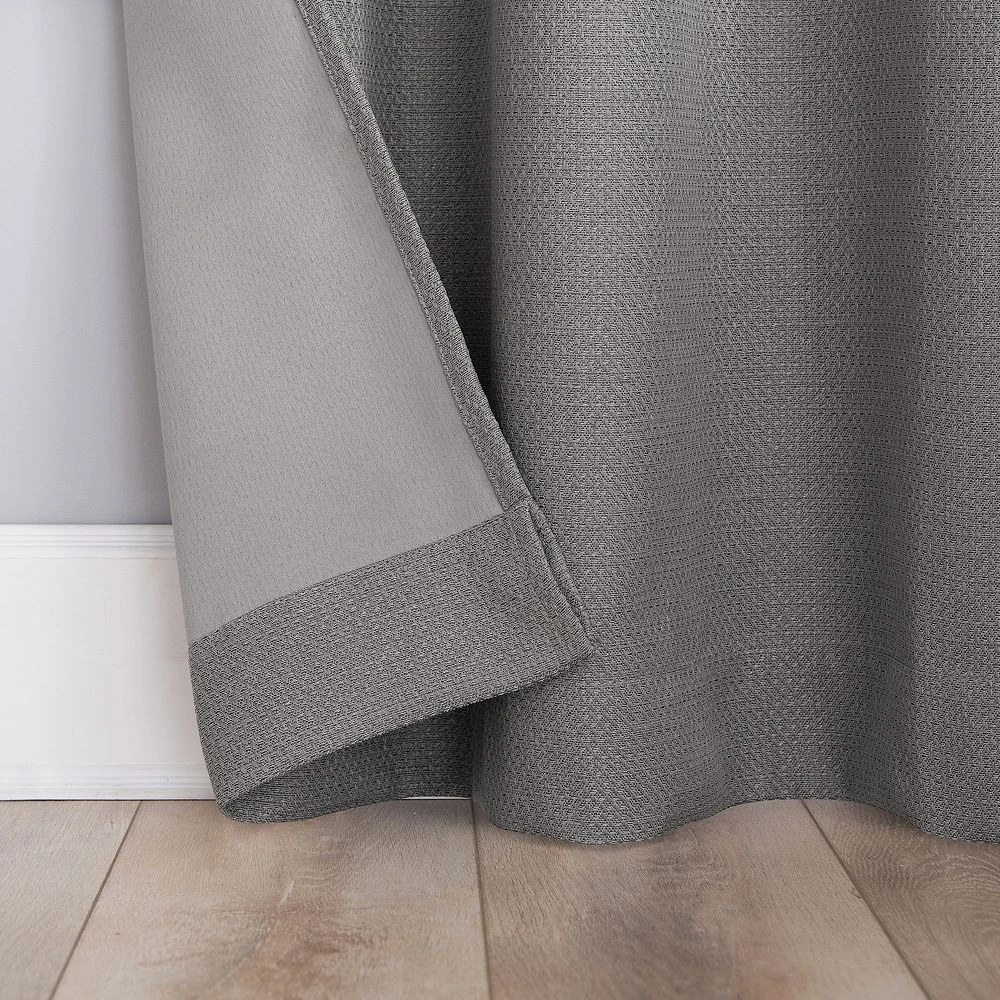 The Big One® 2-pack Kentfield Woven Texture Solid Room Darkening Window Curtain Set 5 The Big One® 2-pack Kentfield Woven Texture Solid Room Darkening Window Curtain Set - Image 3