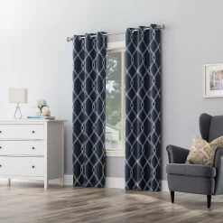 The Big One® 2-pack Kentfield Embroidery Room Darkening Window Curtain Set -Greenland Home Fashions Shop 4451977 ALT5
