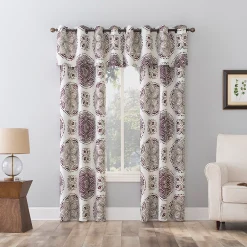 The Big One® Kentifield Medallion Print Room Darkening Valance -Greenland Home Fashions Shop 4451982 ALT4