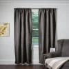 Silk+Home Luxor 2-pack Window Curtains -Greenland Home Fashions Shop 4454903 Black